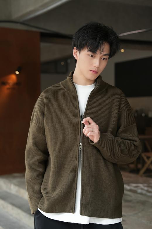 S53284147休闲立领针织外套 商品图1