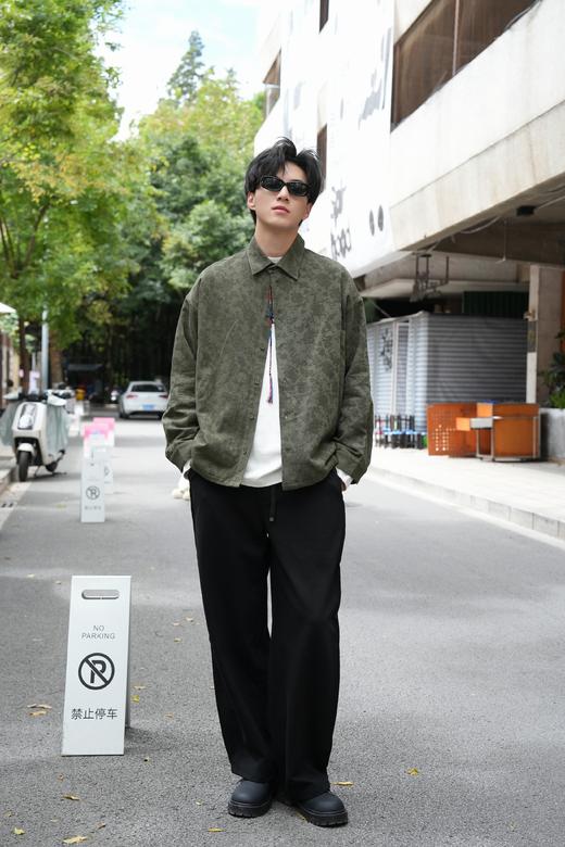 S532825513暗纹提花衬衫外套 商品图3