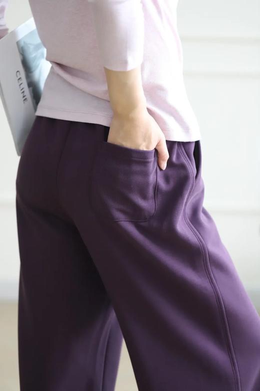 莫代尔芦荟直筒裤 | 750-800g重磅加绒，秋冬温暖过，显瘦显高绝绝子【3-5天发货】 商品图5