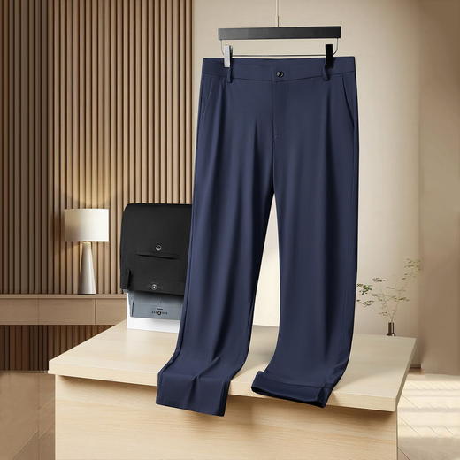 【特大码】【DM】大依优型大码男装休闲直筒商务裤弹力西裤百搭长裤300斤 商品图4