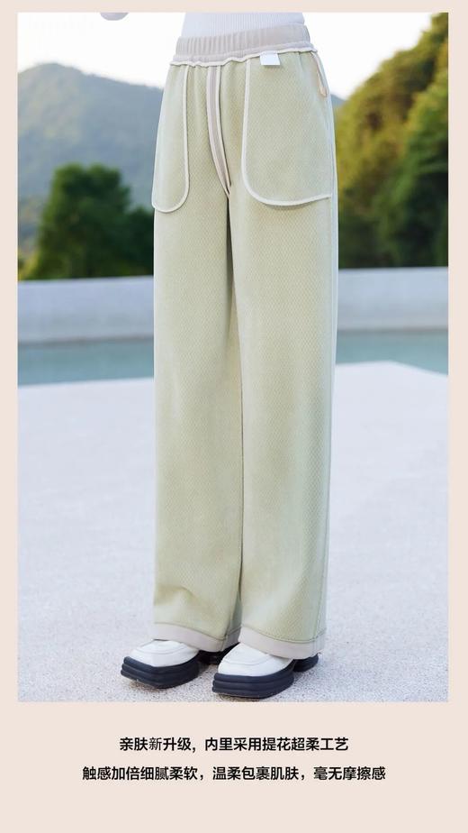 莫代尔芦荟直筒裤 | 750-800g重磅加绒，秋冬温暖过，显瘦显高绝绝子【3-5天发货】 商品图4