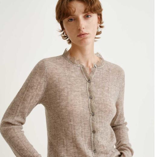 N°28 2025 秋季新款时尚设计师女士毛衫开衫长袖上衣895382M011-12.14直播 商品图0