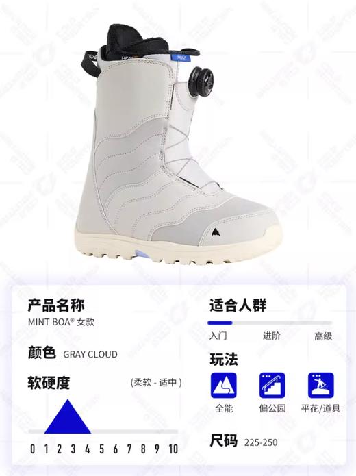 冷山雪具BURTON滑雪鞋LIMELIGHT雪鞋RITULA全能舒适MINT女2526 商品图4