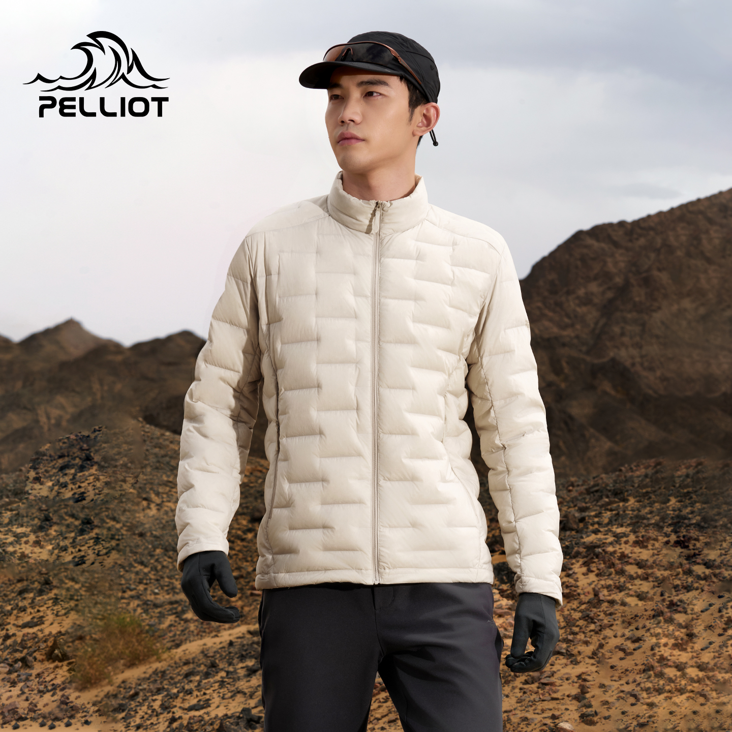 伯希和户外轻薄羽绒服男800蓬鹅绒保暖立领夹克冲锋衣内胆女新款