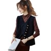 CC90-767-158 纯色小香风针织马甲外套女2025秋季新款小个子不规则开衫叠穿上衣 商品缩略图4