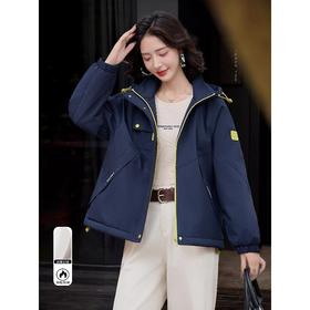 加绒派克棉服外套，时尚百搭加厚保暖棉袄上衣HR-YUEQ25897