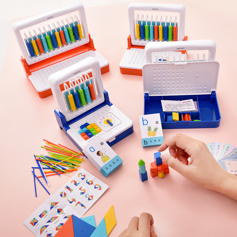 得力5行学具盒74317