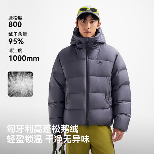 【山系】伯希和户外800蓬羽绒服女25新款男时尚保暖鹅绒宽松外套 商品图1