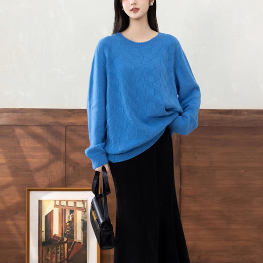 苏苏姐家有致基础羊绒毛衣21号手工diy编织毛线团棒针自制材料包 商品图2