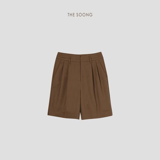 THESOONG夏日’悉尼’进口混纺锦棉休闲西装短裤HWKZ4195 商品图0