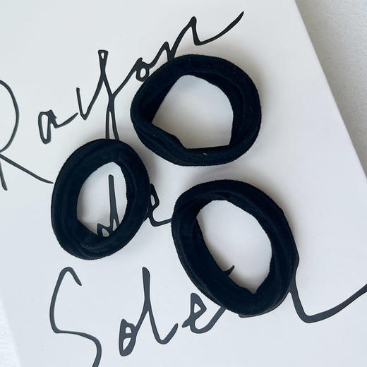 简约时尚三根黑色皮筋-纪念日百货门店同款163297321 商品图0