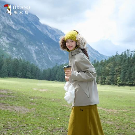 【线下实体店在售 品质有保障】啄木鸟冲锋衣 男女同款2026年春款三合一两件套可拆卸 防风防水登山外套 尺码S-6XL 75斤穿到230斤 能通勤、能运动能户外可以拆卸~sx 商品图2