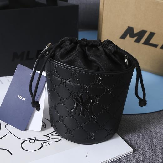 MLB香水包  水桶包女老花复古磨砂黑高级感斜挎包 商品图1