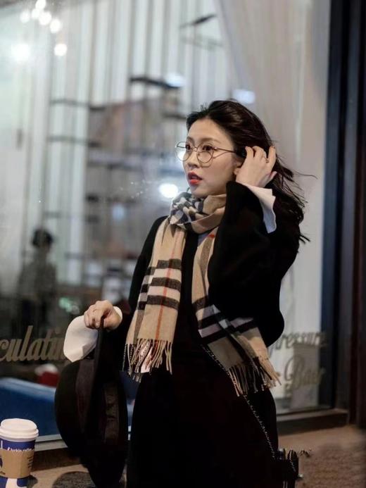 专柜流出Bur重磅经典款山羊绒围巾男女同款 商品图2