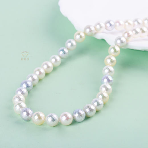 【金秋月满】银+金刻面珍珠项链   ZZ2510053 商品图2