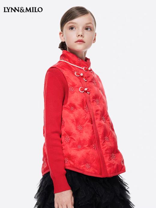 【春上新】8楼LYNN&MILO琳麦罗 亲子装 女童2025新款秋冬季羽绒服马甲洋气中式国风背心 商品图12