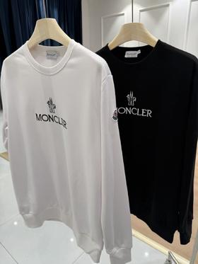 Moncler男女同款字母全棉刺绣卫衣