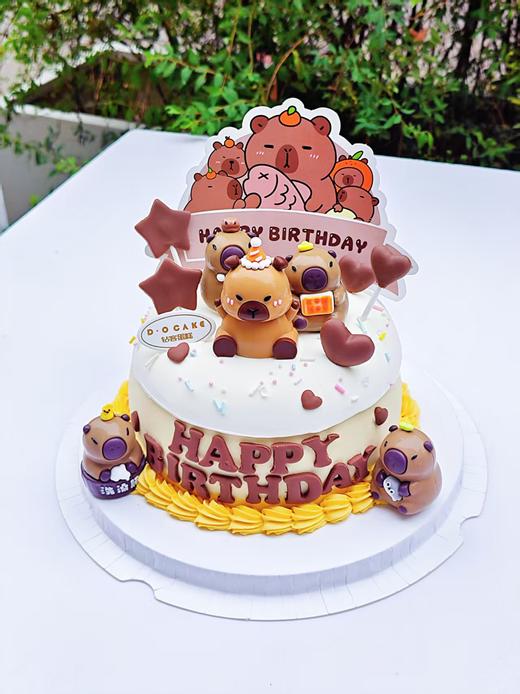 新品“卡皮巴拉蛋糕”提前8小时预定 商品图3