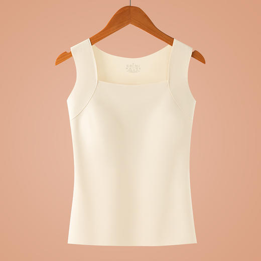 【显瘦又保暖】秋冬打底云朵肌底衣  10A抗菌无痕裸感免穿文胸显瘦打 底保暖背心 商品图6