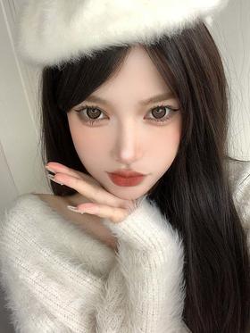 DorisCon 半年抛 肉桂栗棕 直径14.5mm着色14.0mm