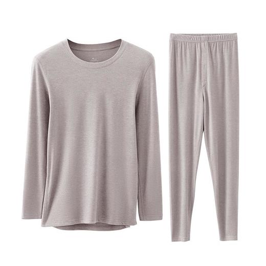 Cerotich【翡丝德绒男士保暖内衣套装】秋冬款依圆领打底长袖秋衣秋裤 商品图4