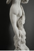 独角鹿西洋古董 19世纪瑞士雕塑家签名出品卡拉拉大理石人物雕塑作品《爱之星》 商品缩略图6