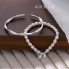 心选丨两世欢情侣款手链 珍珠手链 足银手环999 商品缩略图1