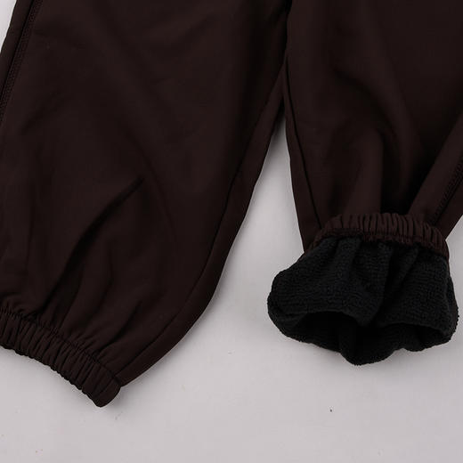 棉果果冬季新品男童卡其色涤丝纺复合绒保暖加厚加绒长裤M412200325761 商品图4