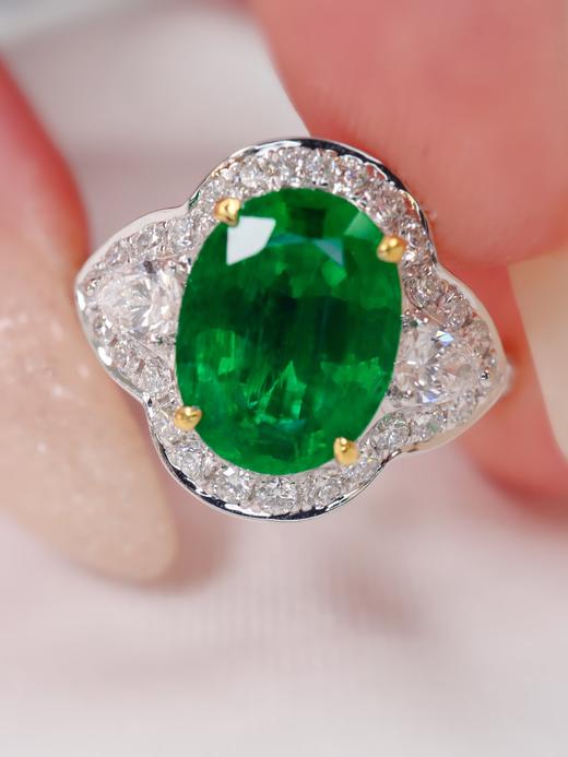 2ct刻面祖母绿戒指 商品图0