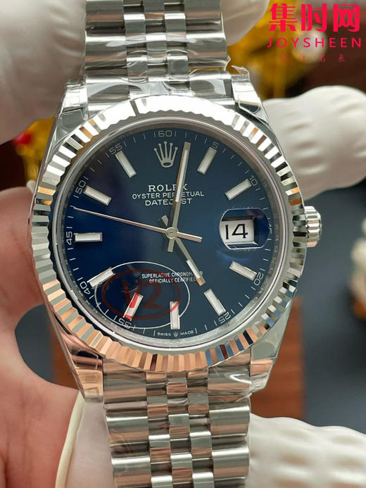 劳力士 VS日志41系列 VS日志V2版 蓝色盘 男士腕表 丹东3235机 五珠带 表径41mm 商品图3