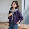 丁摩 夹克外套女款新款今年流行假两件巨好看的上衣5ZF-6626 商品缩略图2