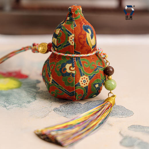 【福禄兆吉！传统工艺 | 活芯实用 | 双节适配 | 香饰两用】重阳节葫芦挂件中式香囊可替换香料端午节五彩绳香包。hb 商品图3