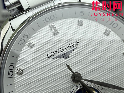 AF浪琴名匠月相系列 四针月相 名匠月相42mm 白盘钻面 自动机械 男士腕表 商品图3