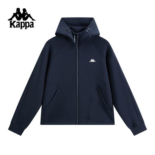 【春上新】【7折】6楼卡帕Kappa女款秋冬新款舒适百搭针织连帽外套K0F82MK45吊牌价799现价559 商品图0