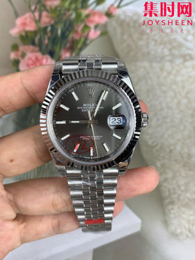 劳力士 VS日志41系列 VS日志V2版 水泥灰 灰色盘 男士腕表 丹东3235机 五珠带 表径41mm