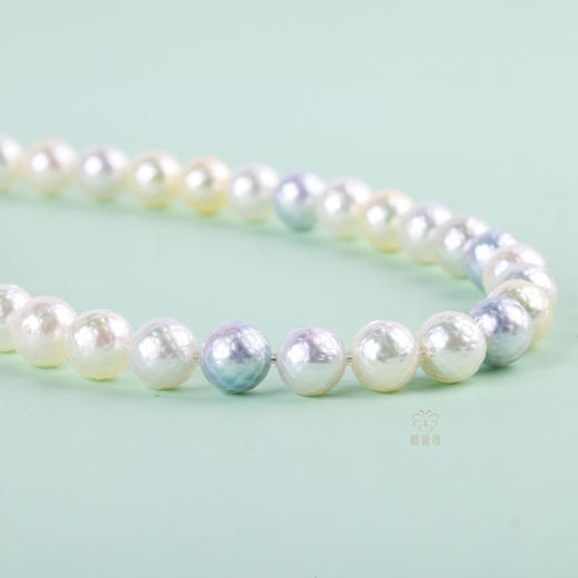 【金秋月满】银+金刻面珍珠项链   ZZ2510053 商品图3