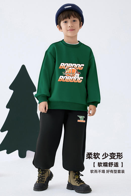 原价49.9 限时折扣39.9元 巴布豆卡乐男童 卫衣春秋2025新款儿童春秋加厚 商品图3