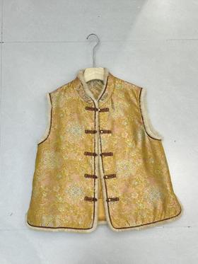 【门店同款】ENJOY冬季“暖冬雅致”春山赴雪中式马夹 167102818