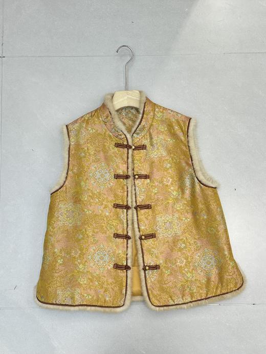 【门店同款】ENJOY冬季“暖冬雅致”春山赴雪中式马夹 167102818 商品图0