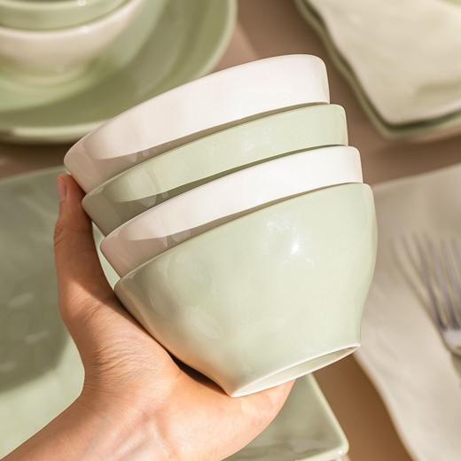 推荐 景德镇釉下彩奶油风碗碟套餐 商品图3