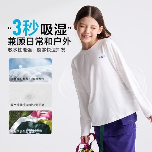 咕噜日记童装儿童圆领印花T恤2025秋装男女童休闲透气上衣PQTX2530-PQTX2531 商品图4