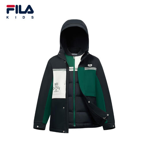FILA KIDS斐乐童装男大童羽绒服2025冬新款K12B543923FNV 商品图0
