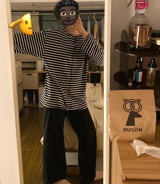 老米优品/ 🎈100%天竺棉 特别特别舒服！！《muj*专柜同款  情侣款条纹家居服》无缝合线技术，更舒适！软糯糯， 日系简约好品质！ 商品图1