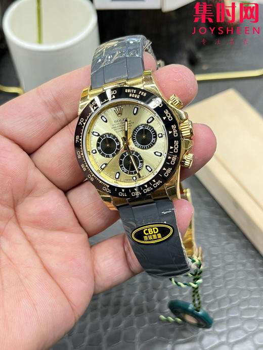 劳力士新款 CBD配重版 胶带款重量150克+ 迪通拿配重版 丹东4130机 余文乐迪 男士腕表 商品图4