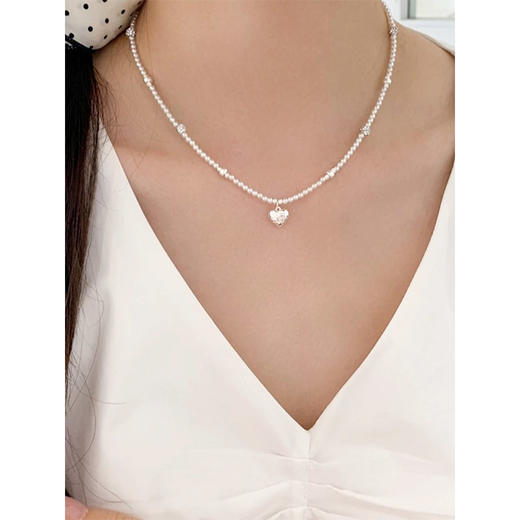 爱心吊坠气质高级感项链-纪念日百货门店同款166544260 商品图3