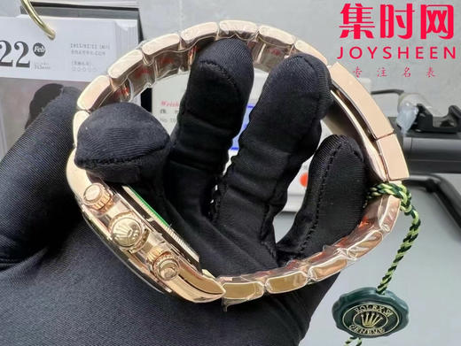 劳力士新款 CBD配重版 重量210克+ 包边迪通拿配重版 丹东4130机 全玫金钢带款 男士腕表 商品图4