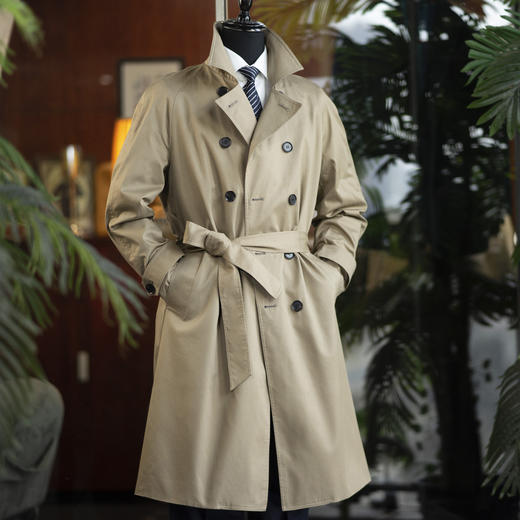 秋季新款男士轻便版/奢华版纯棉堑壕风衣-两款多色可选 商品图4