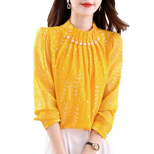 KQL E324N6020显瘦气质衬衫洋气显瘦小衫 商品图4