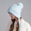 卡蒙绵羊毛护耳针织帽毛线帽女修饰脸型显脸小时尚百搭秋冬新款KM-9598 商品缩略图1