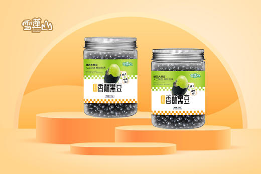 雪莲山·香酥黑豆500g*2  自然原色 颗粒匀称 减脂期零食首选 商品图5